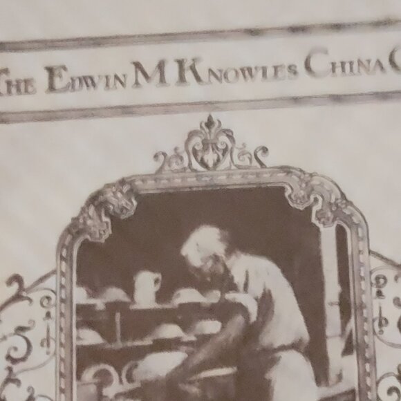 The Edwin Knowles China Co. 1983 Plate Norman Rockwell "Santa in the Subway", - Picture 4 of 8